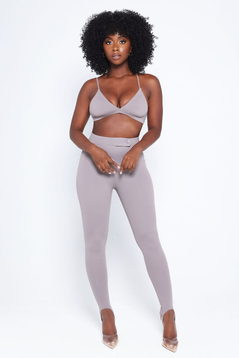 OB ESSENTIALS BRALETTE-MOCHA